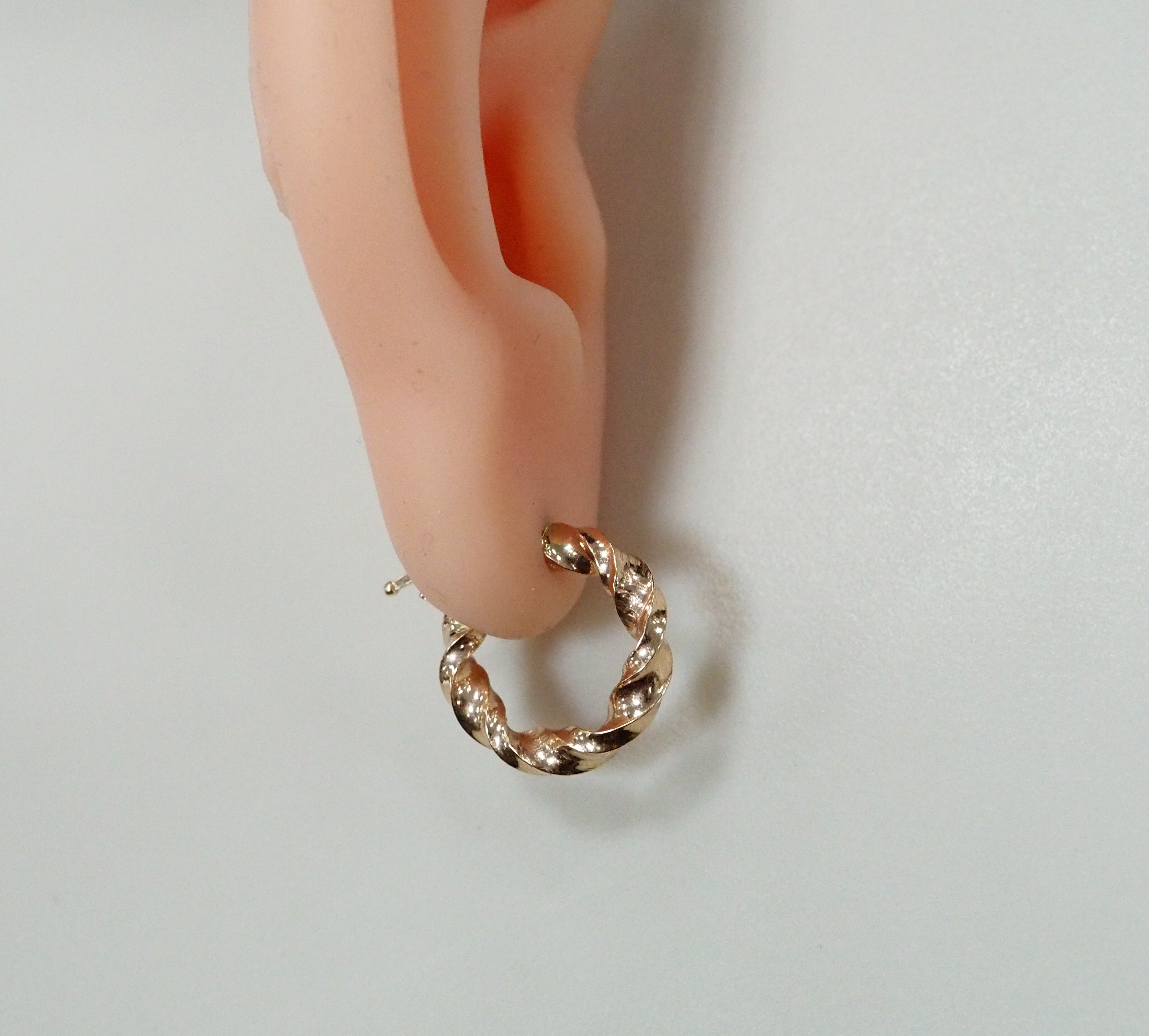 Серьги-конго из золота